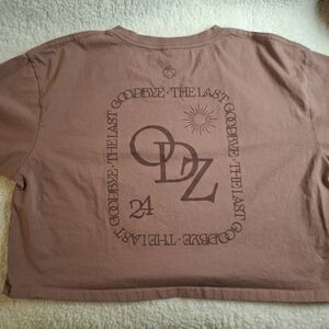 Odesza Cropped T-shirt Size Large
